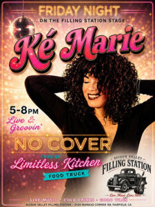 Ké Marie Sings event at the Suisun Valley Filling Station
