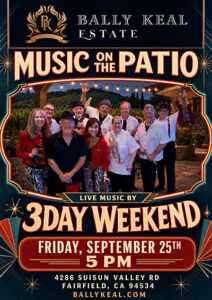 Music on the Patio featuring 3 Day Weekend